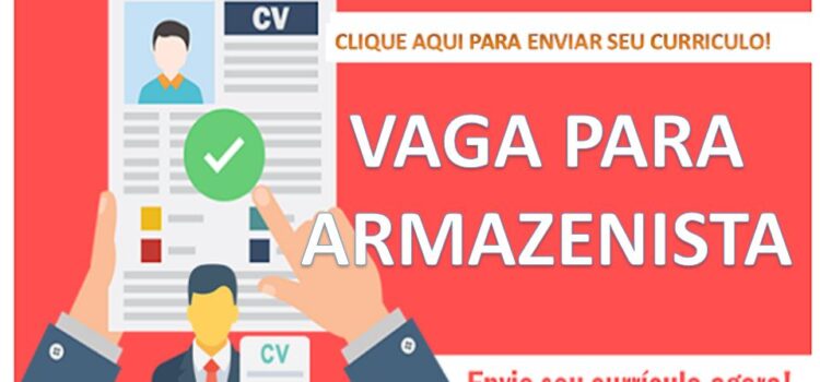 Auxiliar de Armazenamento Seleção 02/05/24 as 09hs