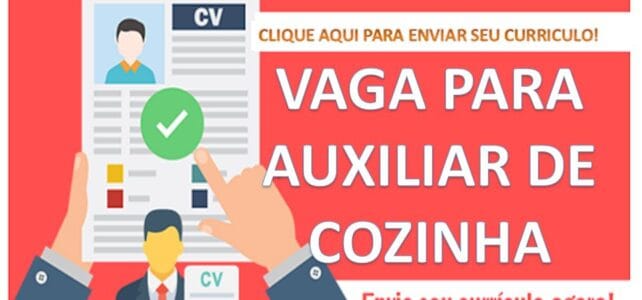 Auxiliar de Cozinha Auxiliar de Cozinha