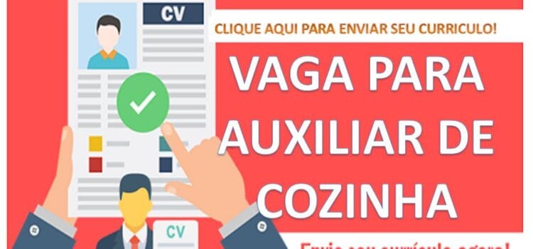 AME Gastronomia Seleciona Auxiliar de Cozinha AME Gastronomia Seleciona Auxiliar de Cozinha