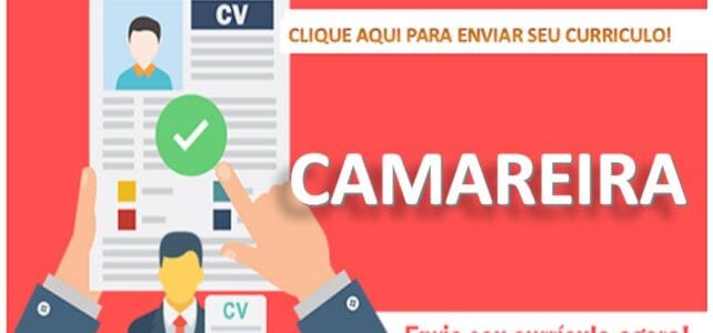 Vaga para Camareira Vaga para Camareira