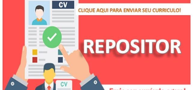 Contrata-se Repositor de Frios, Horti e Salão de Vendas Repositor