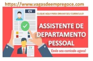 Assistente de Departamento Pessoal