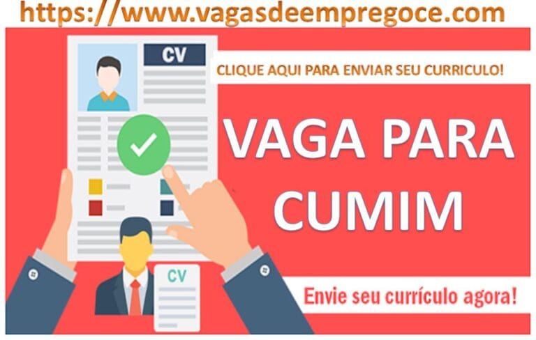 Vaga para Cumim