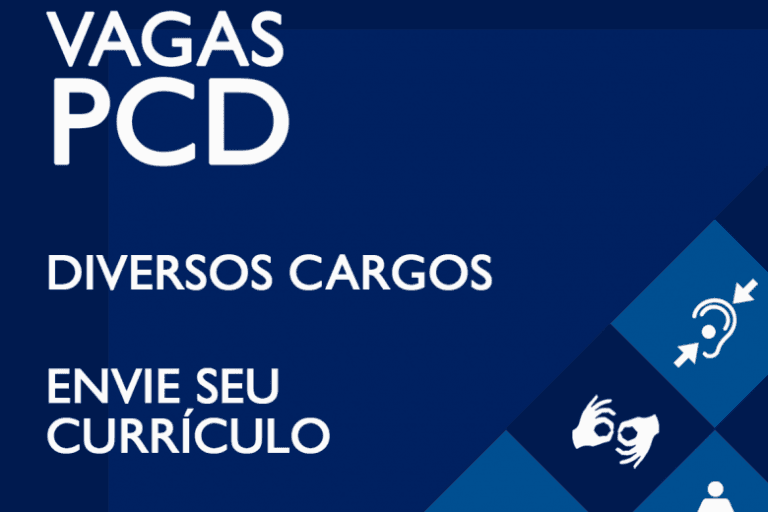 32 Vagas para Pessoas com Deficiência