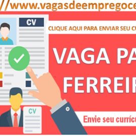 CDG Engenharia Seleciona Ferreiro