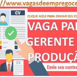 Gerente de Produção