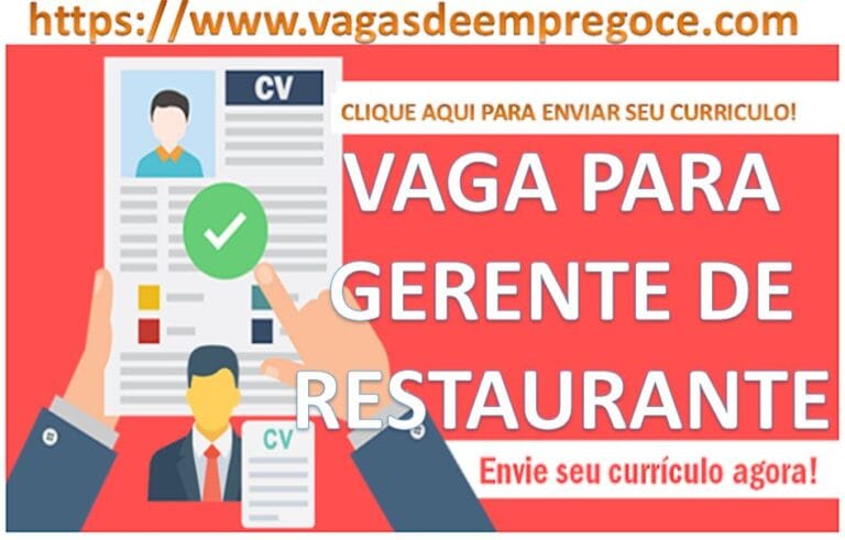 Gerente de Restaurante – Eusébio
