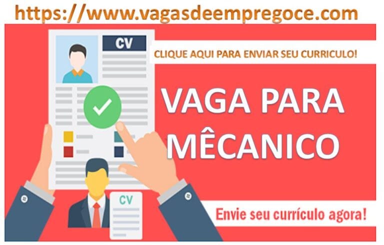 01 Vaga para: Mecânico de Caminhão a Diesel