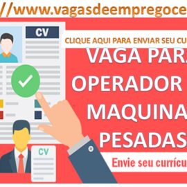 Operador de Máquina Varredereira