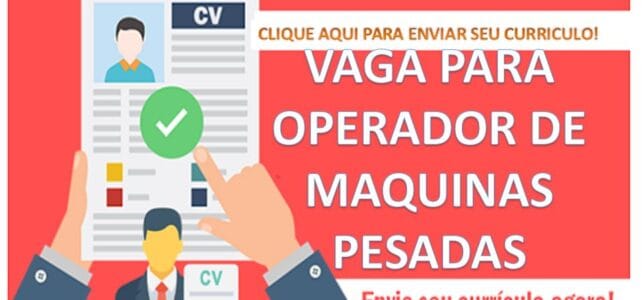 Operador de Máquina Varredereira Operador de Máquina Varredereira