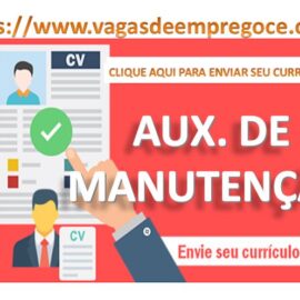 Auxliar de Manutenção