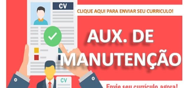 SESC Seleciona Auxiliar de Manutenção (Iparana) Auxliar de Manutenção