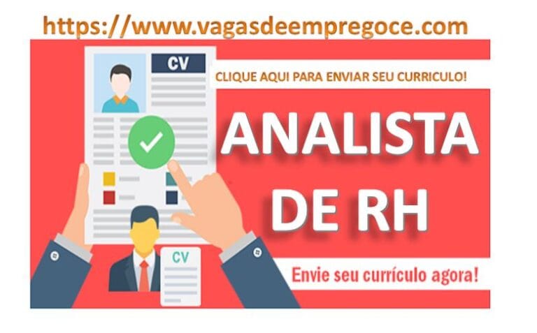 01 Vaga para: Analista de Recursos Humanos até 24/04/24