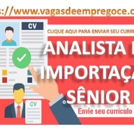 Analista de Importação