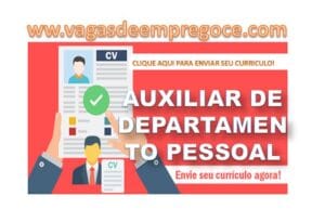 Aux. de Departamento Pessoal