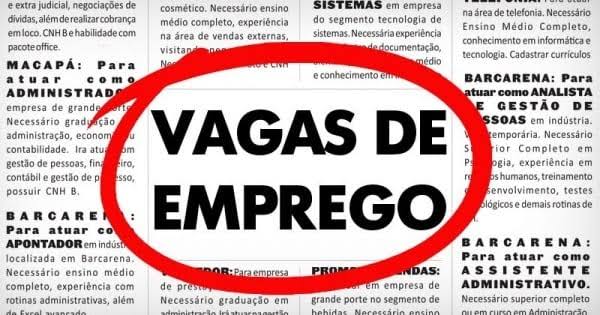 Vaga para Primeiro Emprego: Etiquetagem