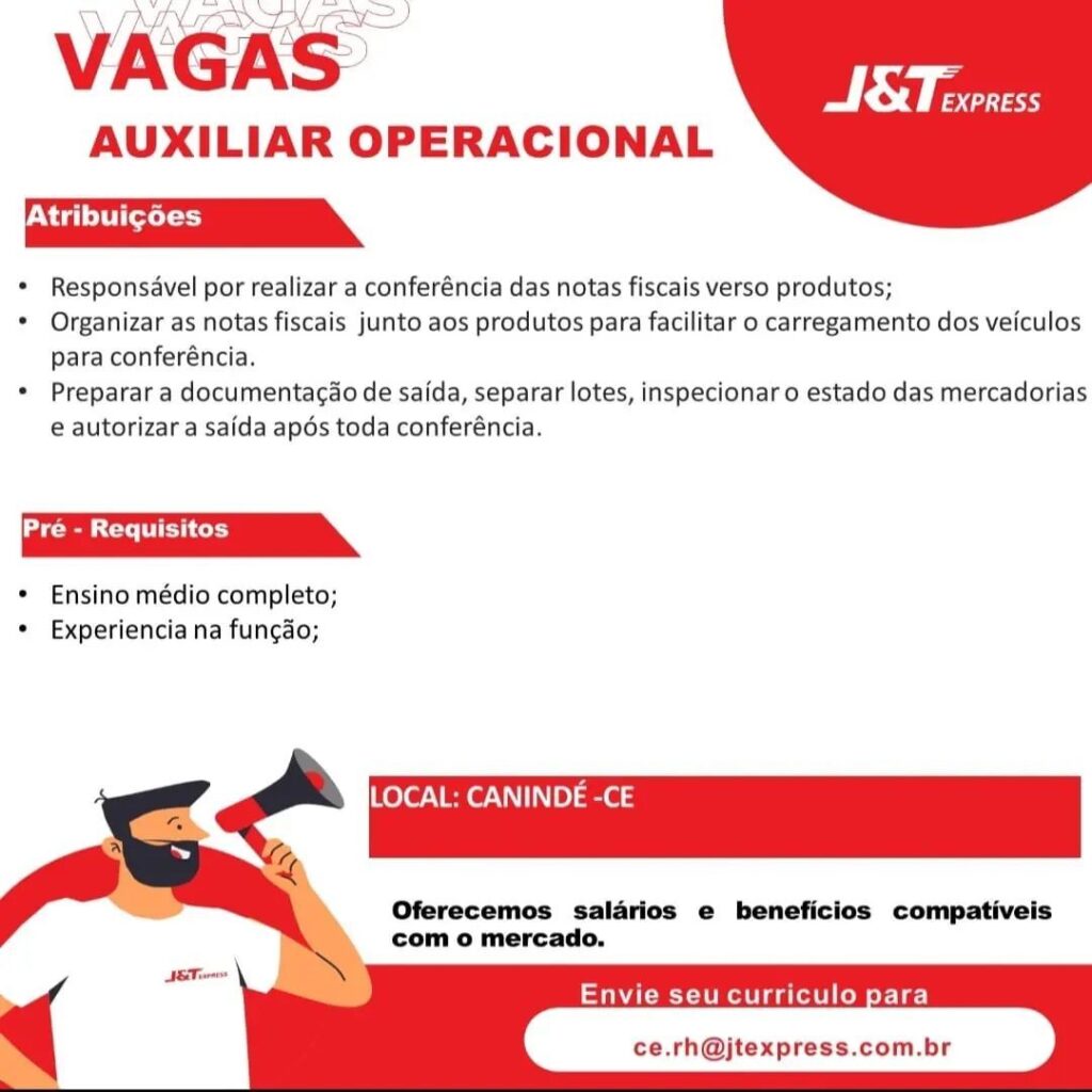 5091586058012961423_121-1024x1024 J&T Seleciona Auxiliar Operacional