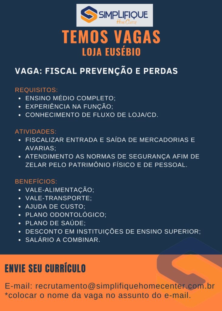 IMG-20230508-WA0004-731x1024 Vaga para Fiscal de Prevenção de Perdas em Eusébio