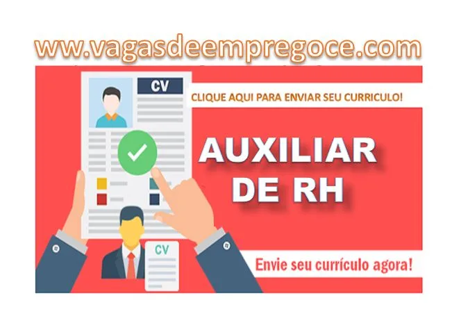 Vaga para Auxiliar de RH