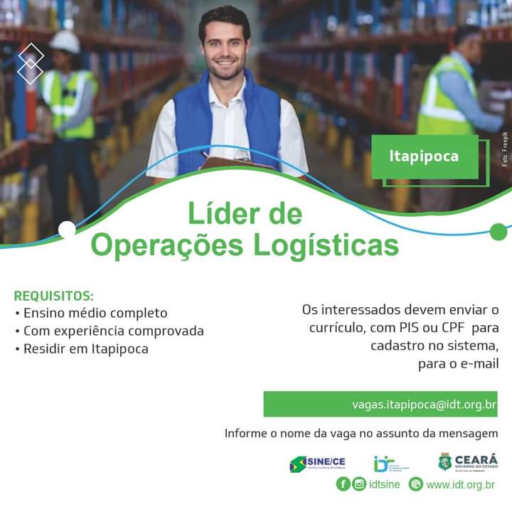 FB_IMG_1693006452757 Líder de Operações Logísticas Itaitinga Logística  