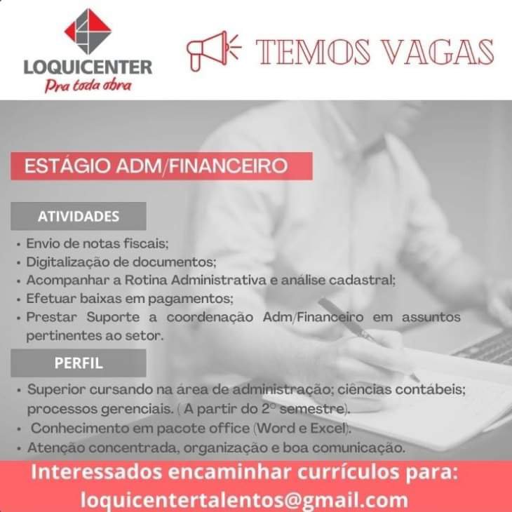 img-20231020-wa03077625909867403966069 Loquicenter Seleciona Estagiário ADM Financeiro