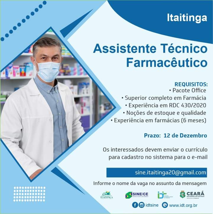 fb_img_17019032700917803527249424255445 Assistente Técnico Farmacêutico (Itaitinga) até 12/12/23