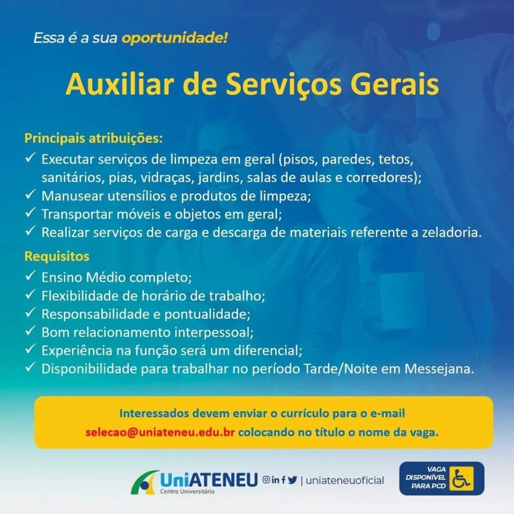 img-20231212-wa00676616495210872852811-1024x1024 Uniateneu Recruta Auxiliar de Serviços Gerais