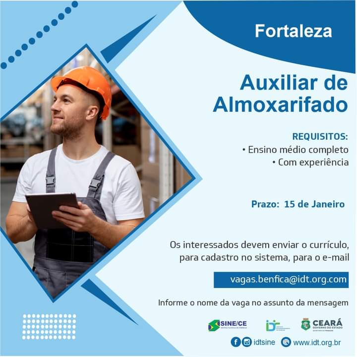 fb_img_17049946849613133074947285253986 SINE IDT Seleciona Auxiliar de Almoxarifado até 19/01/24