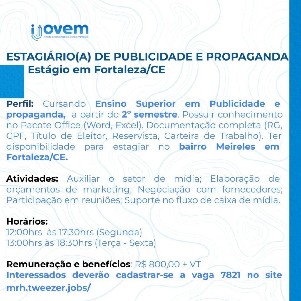 img-20240109-wa02141207862220074138017-1024x1024 IJovem Recruta Estagiário(a)   Em Fortaleza e Maracanaú