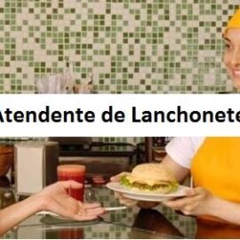 Atendente de Lanchonete, R$ 1.346,40