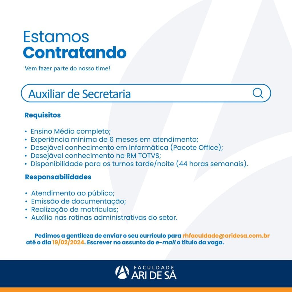 img-20240215-wa01381110658752058869196-1024x1024 Faculdade Ari de Sá Auxiliar de Secretária Secretária  