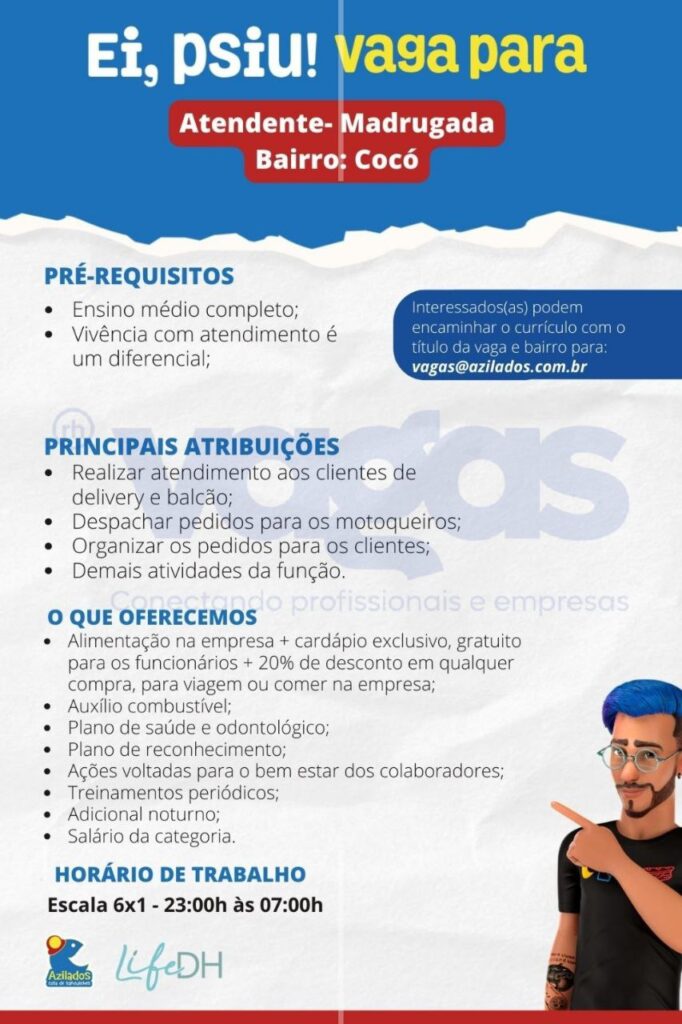 4913726931095105516_1213683914364922495420-682x1024 Azilados Recruta Atendente-Bairro Cocó
