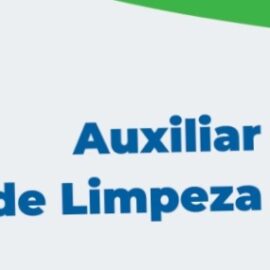 Auxiliar de limpeza até 15/03/24