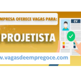 oportunidade para o cargo de Projetista