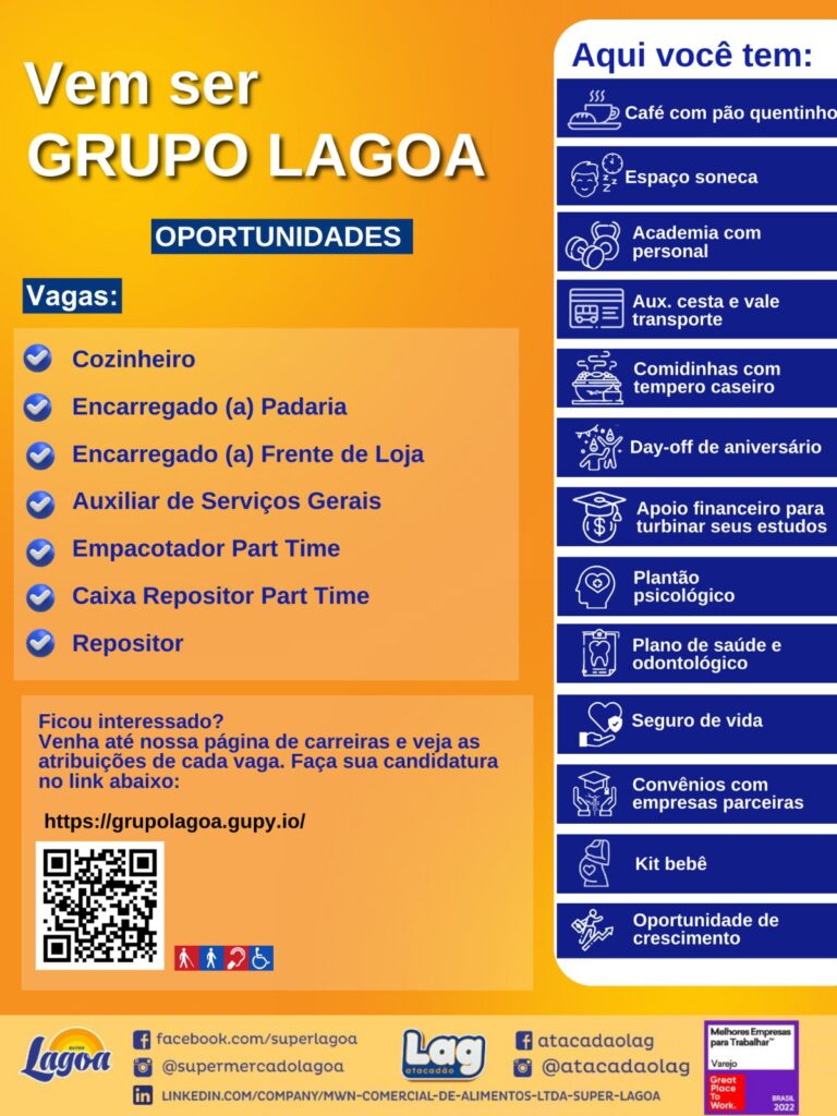 img-20240524-wa04049030076906938211955-768x1024 Grupo Lagoa Abre Seleção para Cozinheiro, Caixa, Empacotador, Encarregados, ASG e Repositor