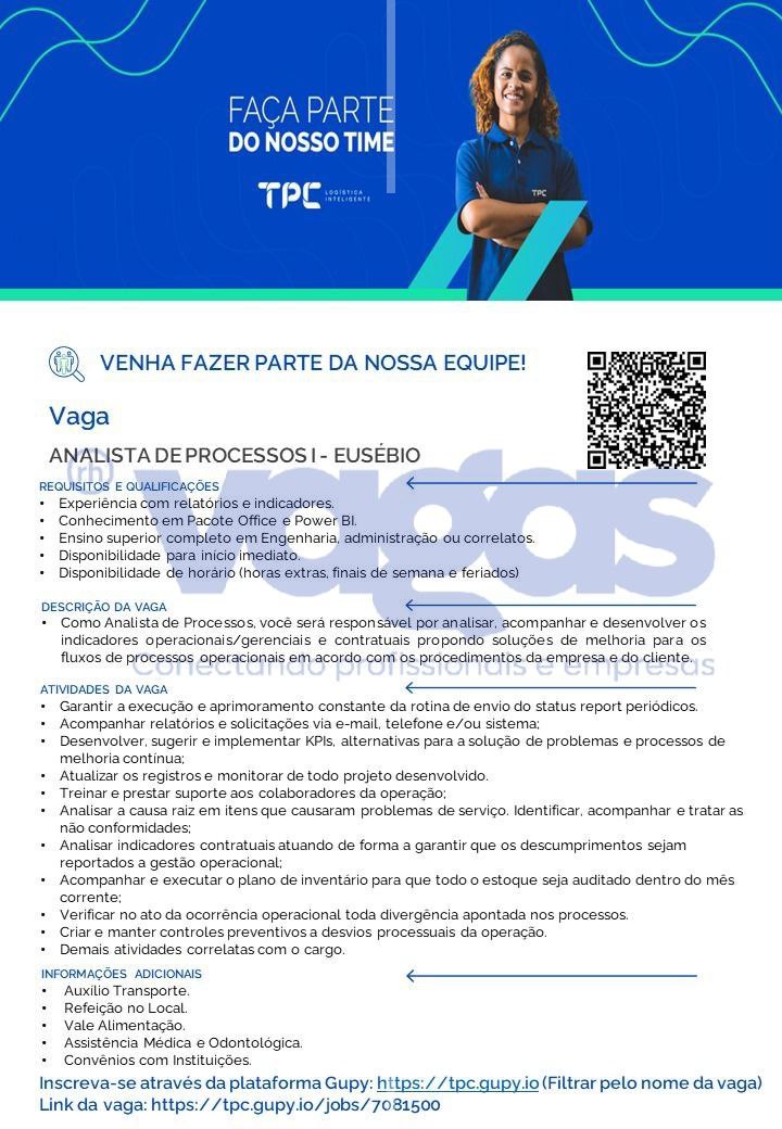 photo_5030642344688463058_y Vaga para Analista de Processos (Eusébio)