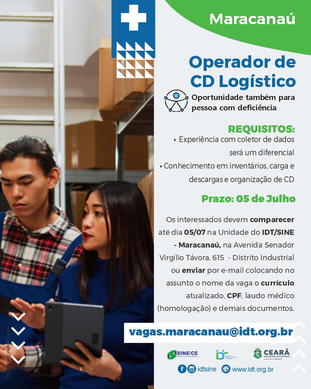 448966644_893210992845638_6137753560986661551_n-1 Sine Maracanaú Recruta Operador Logístico CD (PCD) Seleção 05/07/24