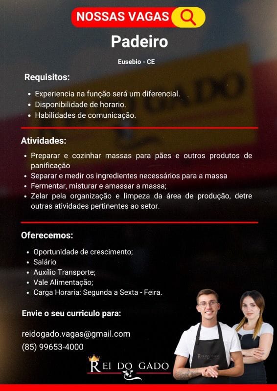 IMG-20250101-WA0050 Vaga para Padeiro Padeiro  