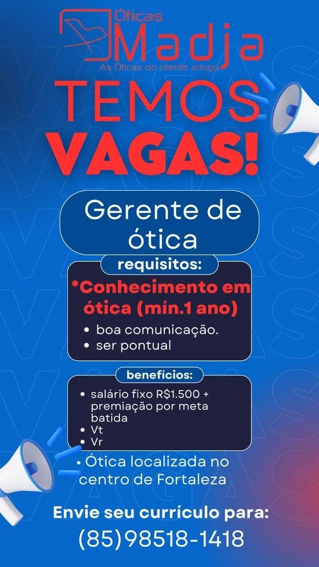 IMG-20250114-WA0378 Gerente de Ótica Gerente de Loja  