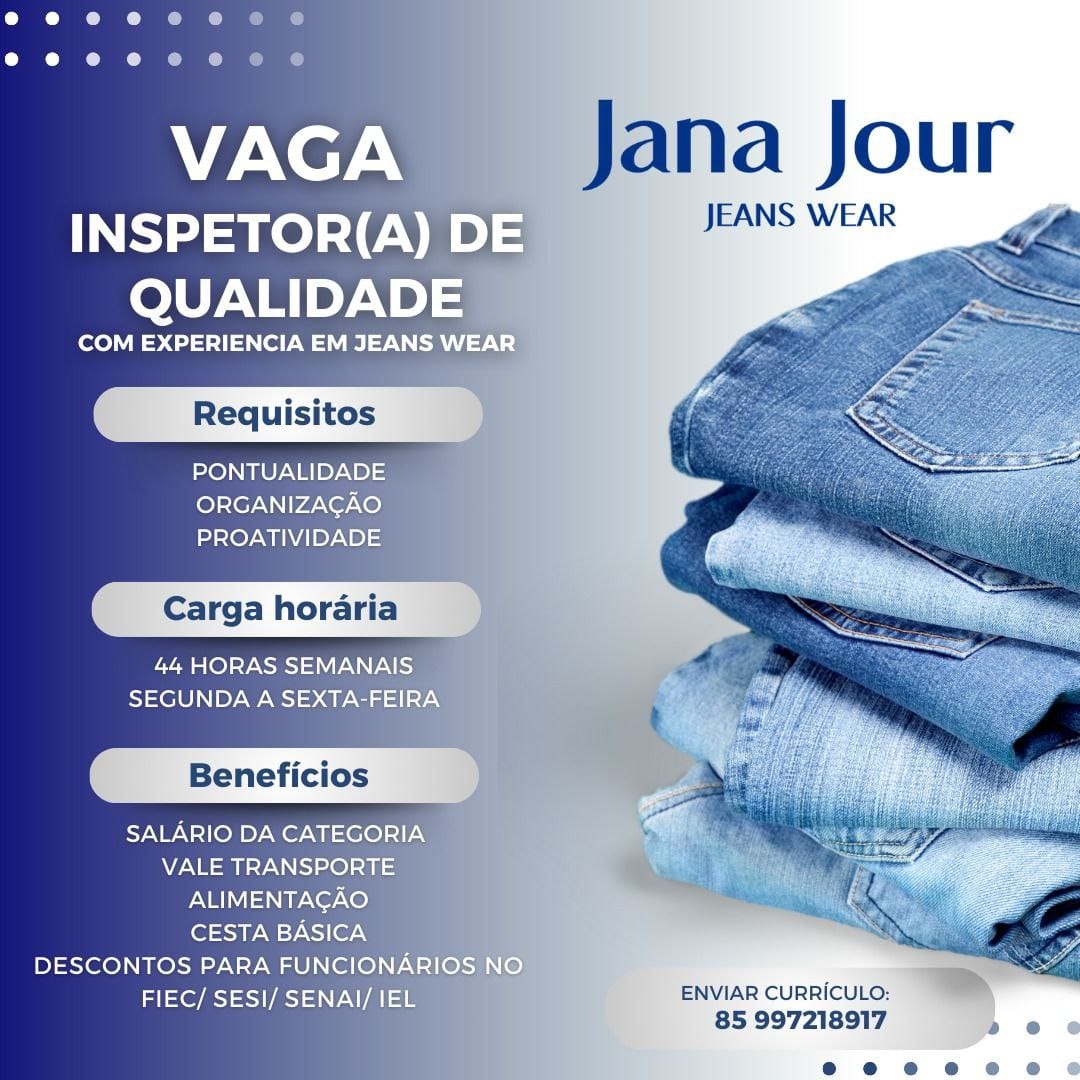 IMG_20250119_101347_429 Jana Jour Jeans Wear Abre Diversas Oportunidades em Fortaleza! Diversas Oportunidades  