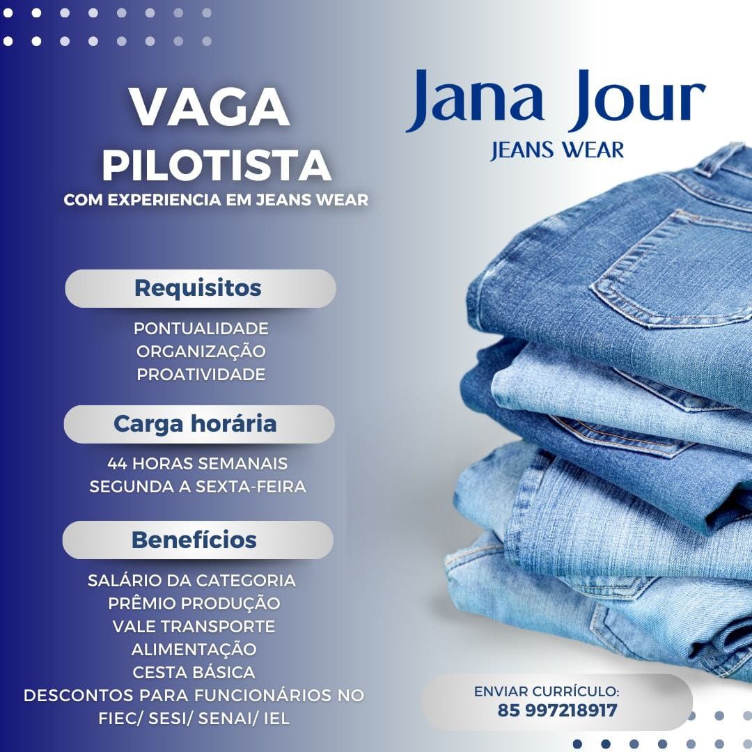 IMG_20250119_101347_973 Jana Jour Jeans Wear Abre Diversas Oportunidades em Fortaleza! Diversas Oportunidades  