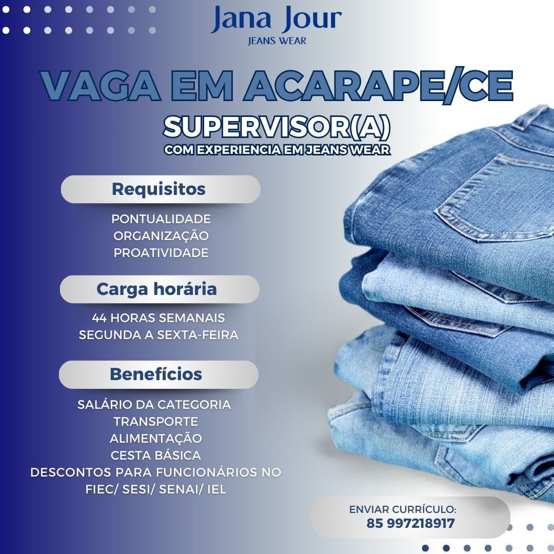 IMG_20250119_101348_114 Jana Jour Jeans Wear Abre Diversas Oportunidades em Fortaleza! Diversas Oportunidades  