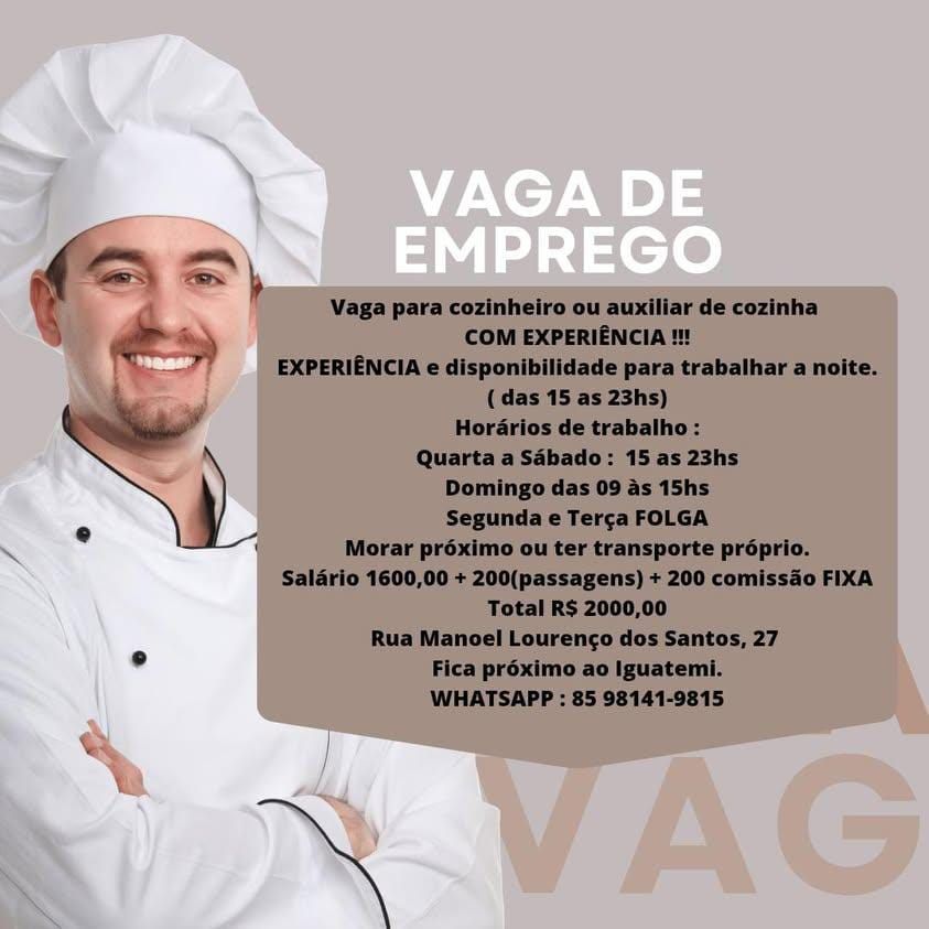 img-20250111-wa01451732841518695546094 Vaga para Confeiteiro/Auxiliar de Cozinha