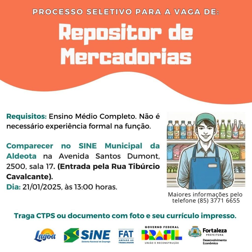 img-20250120-wa01667338851995551922193-1024x1024 Seleção para Repositores,  Balconistas e Empacotadores dia 21/01/25 as 13hs Balconista Empacotar repositor  