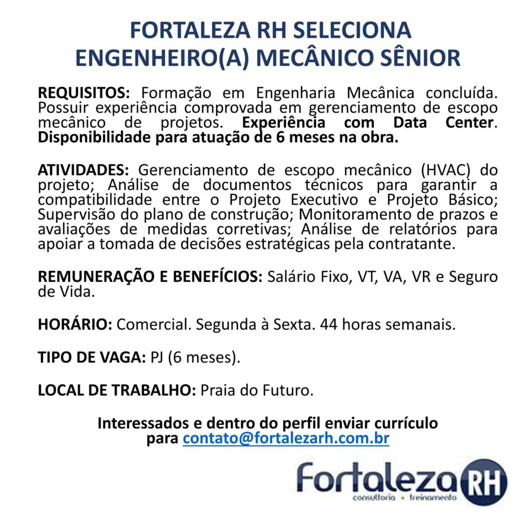 img-20250128-wa01748547968272320495839-1024x1024 Fortaleza RH Seleciona Engenheiro(a) Mecânico Sênior