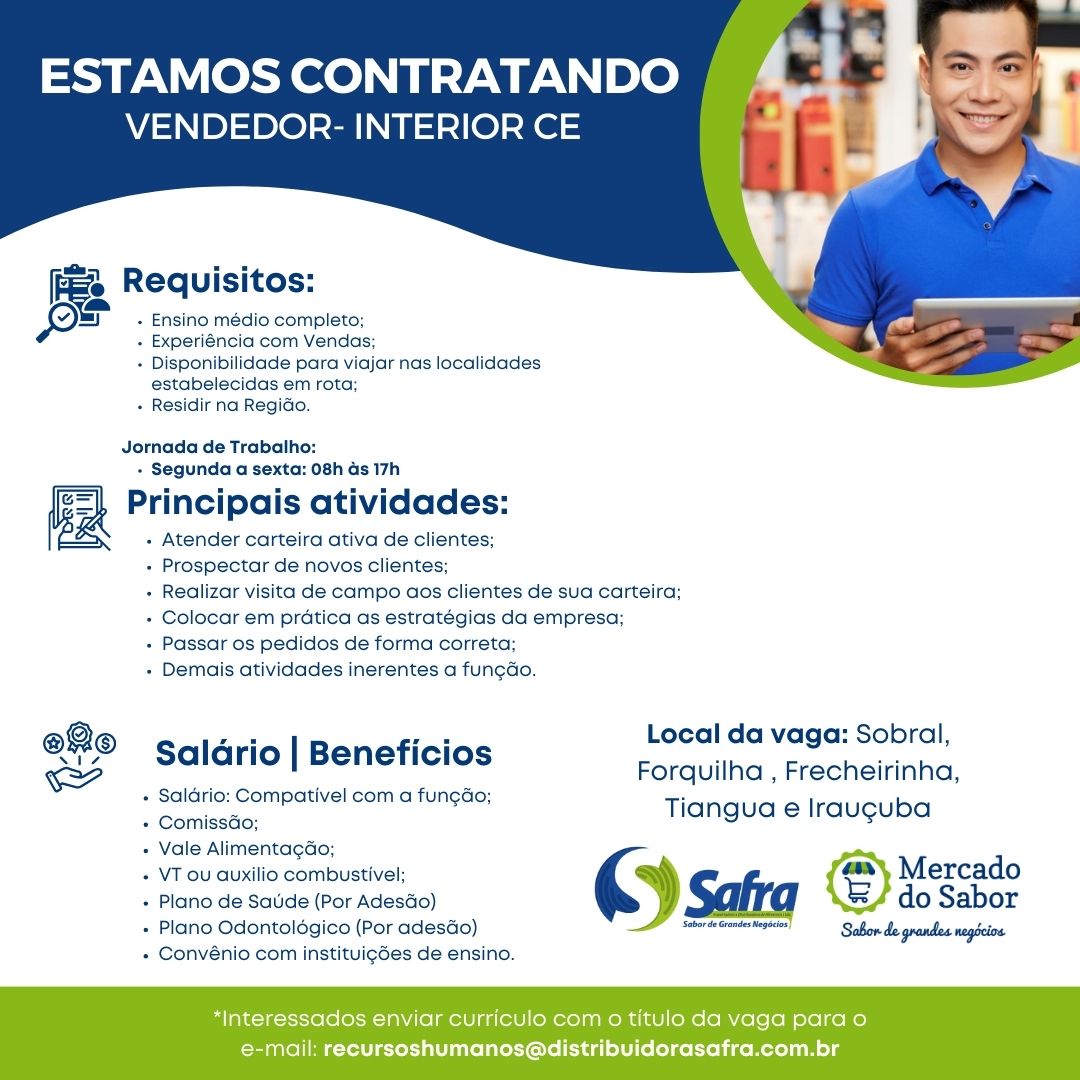 IMG-20250208-WA0281 Vaga para Vendedor - Interior Ceará Vendedor