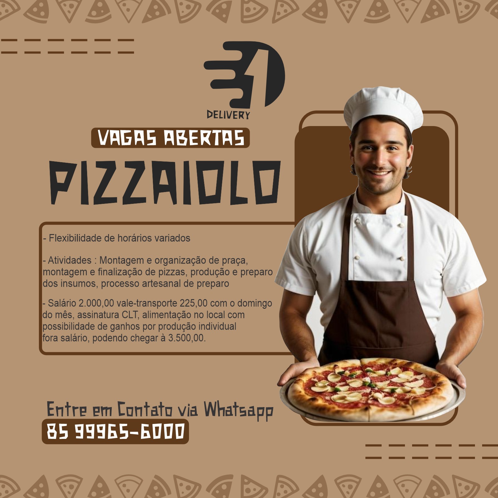 IMG-20250210-WA0036 Delivery Contrata Pizzaiolo, Caixa e Auxiliar de Cozinha em Fortaleza Auxiliar de Cozinha Ensino Médio Fortaleza Operador de Caixa Pizzaiolo