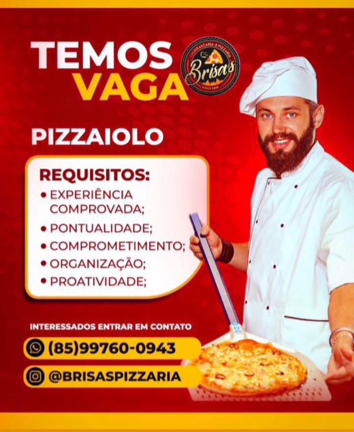 IMG-20250210-WA0281 Vaga para Pizzaiolo Pizzaiolo