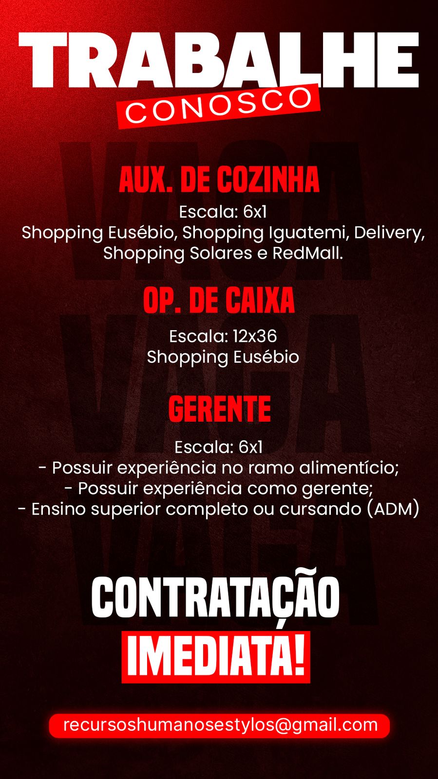 IMG-20250210-WA0286 Vaga para Auxiliar de Cozinha Auxiliar de Cozinha Eusébio Fortaleza