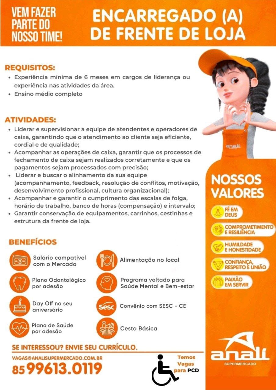 photo_4954445269764344721_y O supermercado Anali está contratando são vagas disponíveis Diversas Oportunidades Supermercado  